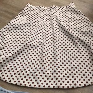 Skirt with circles